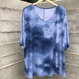 CATHERINES Blue top